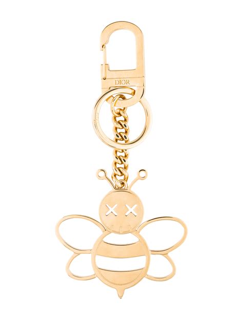 dior bee keyring|christian dior keychains.